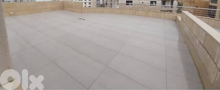 Apartment for sale in Mtayleb/ Full view/ Terrace/ New