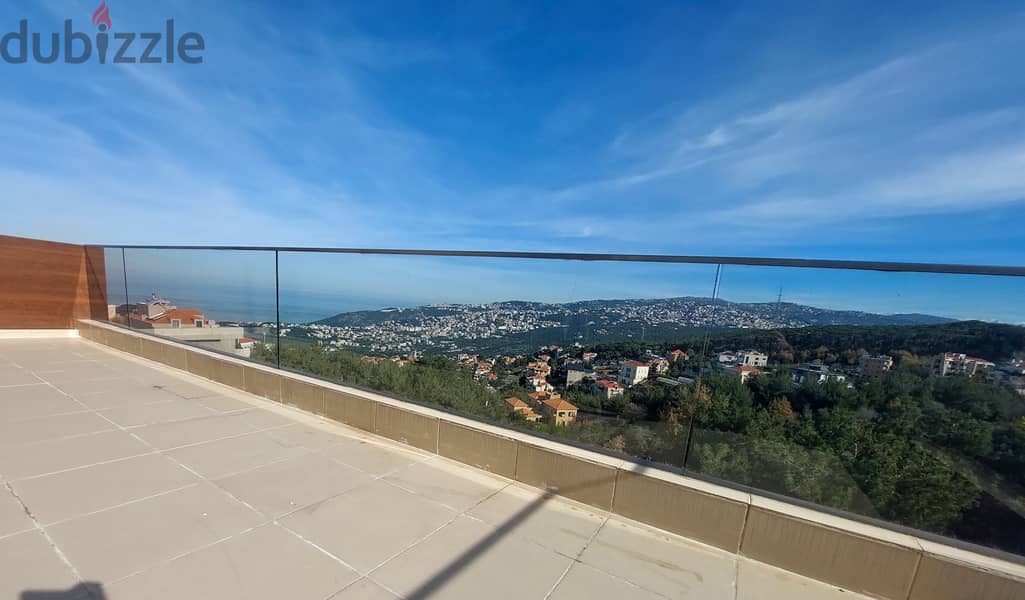 270 SQM Duplex in Qornet El Hamra, Metn with Sea & Mountain View 0