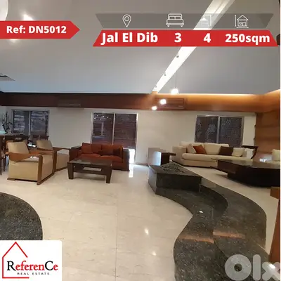 Semi furnished apartment in Jal El Dib شقة نصف مفروشة في جل الديب