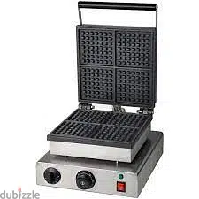 Square 4 Pieces Waffle Maker