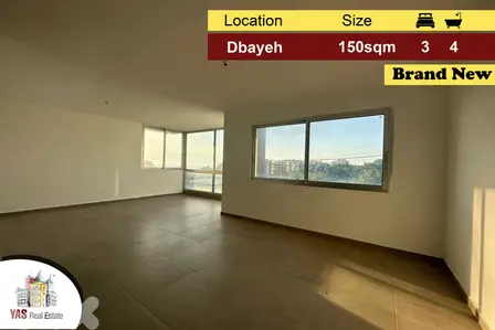 Dbayeh 150m2 | Brand New | Calm Area | MJ |
