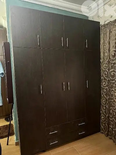 خزانة اربع درف طابقين 18سم