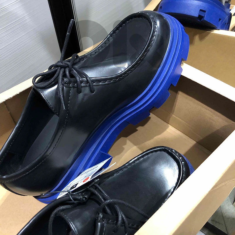 ZARA MOC TOE CHUNKY SHOES 42