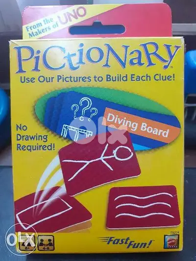 Pictionary card game