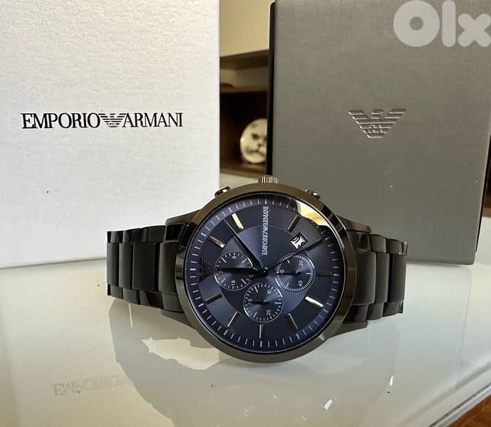 New Authentic Emporio Armani Classy black & Blue 0
