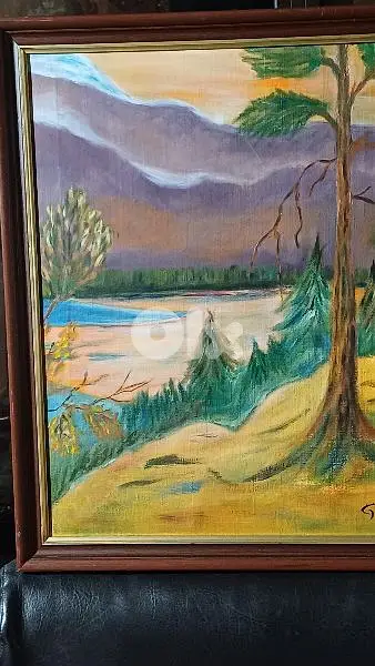 لوحة رسم زيتي