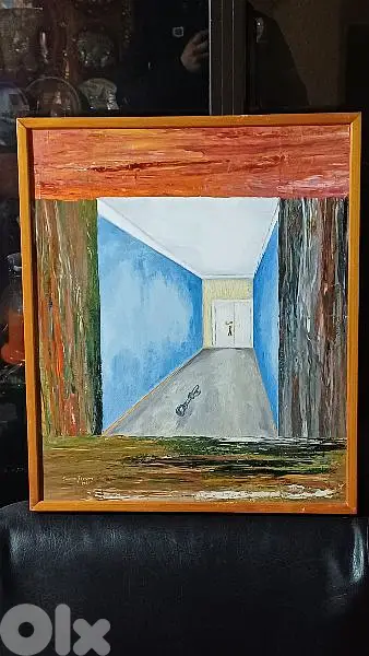 لوحة رسم زيتي