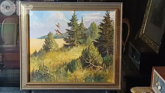 لوحة رسم زيتي