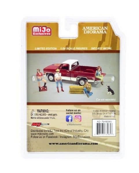Diorama figure diecast models 1;64. 1