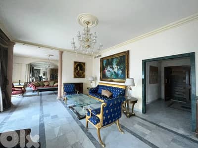 400 Sqm + 3 Terraces |Apartment For Rent In Rabieh |Panoramic Sea View