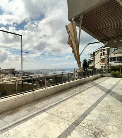 400 Sqm + 3 Terraces |Apartment For Rent In Rabieh |Panoramic Sea View