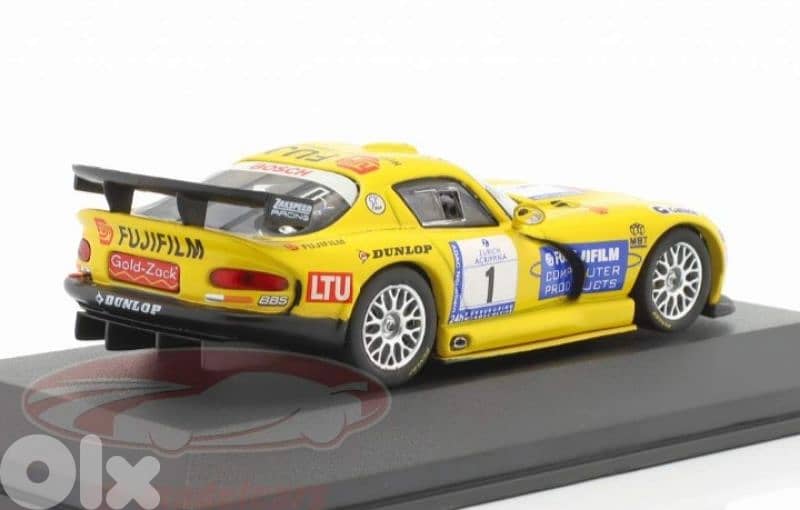 Dodge Viper GTS-R (Zakspeed Racing 2002) diecast car model 1;43. 3