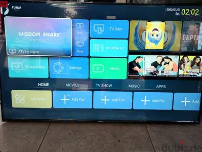 tv 75 inch Hitachi smart smart 4k