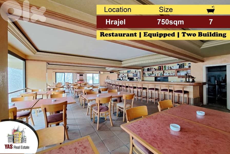 Hrajel 750m2 | 1000m2 Terrace | Restaurant | Two Building | DA | 0
