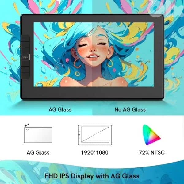 Veikk VK1200 V2 with 2 gifts  Pen Display Drawing Digital Screen 3