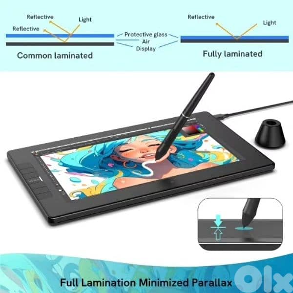 Veikk VK1200 V2 with 2 gifts  Pen Display Drawing Digital Screen 4