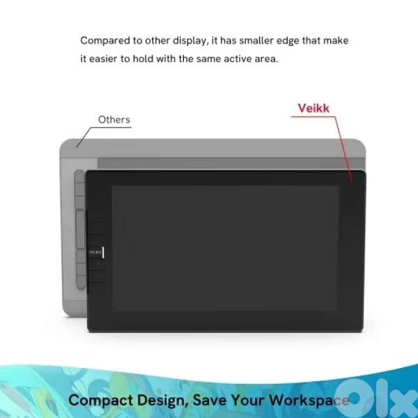 Veikk VK1200 V2 with 2 gifts  Pen Display Drawing Digital Screen 6