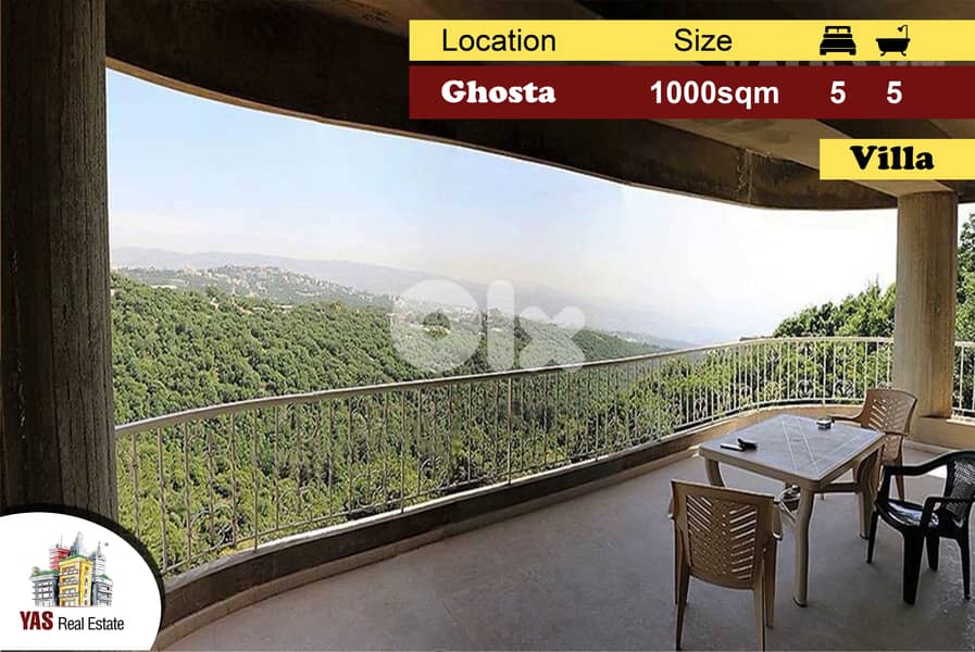 Ghosta 1000m2 | Villa | Quiet Street | Super luxurious | AC | 0