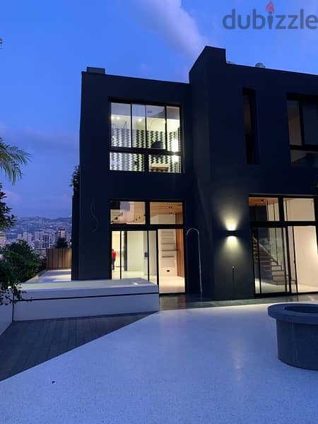 Designed penthouse with swimming pool terrace  and open view 0