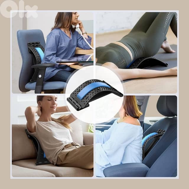 Back Stretcher for Pain Relief, 10 Magnets, 3-Level Adjustable 6