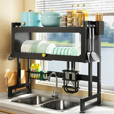 2-Layer Stainless Steel Dish Drying Rack