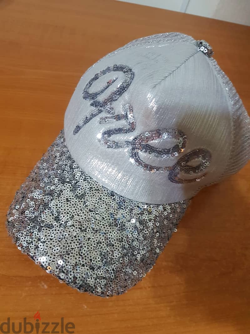 Cap - Silver Metalic Paiellette 0