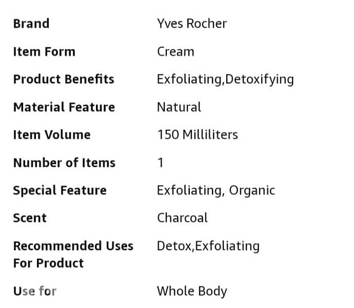 yves Rochet exfolating body 150ml 6
