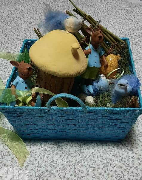 Baskets for Easter decorated. سلل لعيد الفصح 3