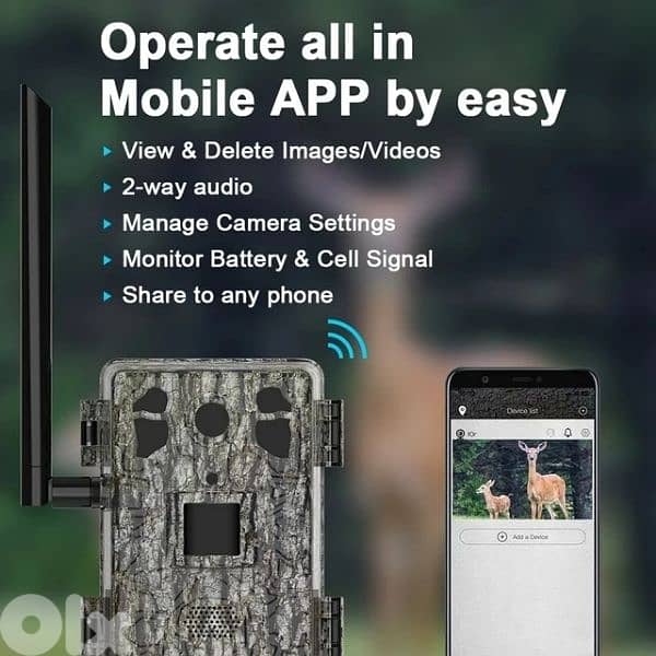 Hunting Camera 4g With Solar Panel and Batteries 3