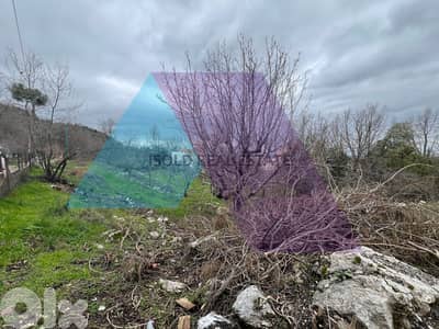 1360 m2 land+open mountain view for sale in Aanaya/Jbeil - عناية جبيل
