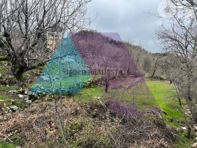 1360 m2 land+open mountain view for sale in Aanaya/Jbeil - عناية جبيل