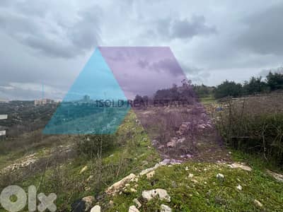 3000 m2 land + open view for sale in Ras osta - أرض راس اسطة جبيل