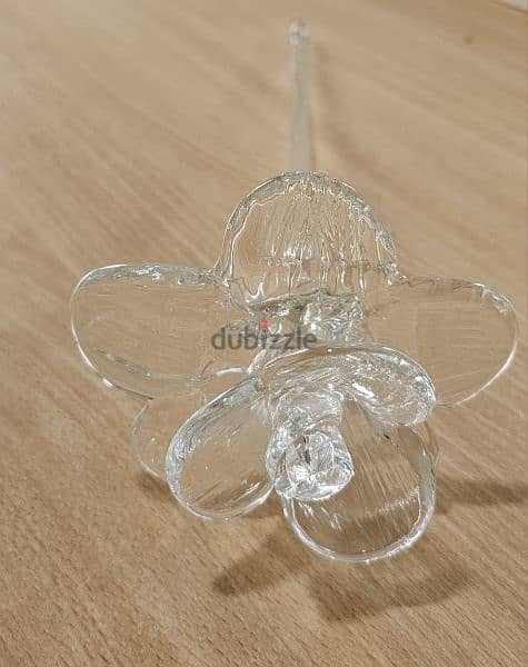 Glass Art Long Stem Flower 0