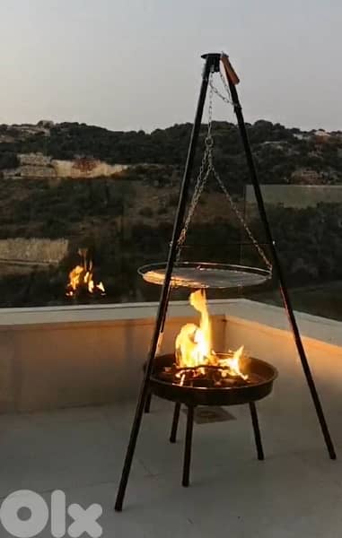 INDIANA , fire pit and barbecue grill 1