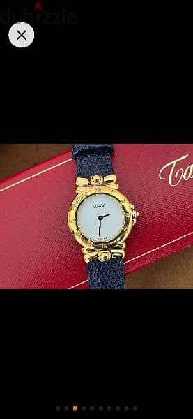 Vintage Tabbah Premiere Gold Plated Ladies Watch Original Box, Pouch & 0