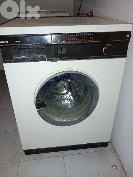 washing machine philips & dryer hoover غسالة نشافة 1