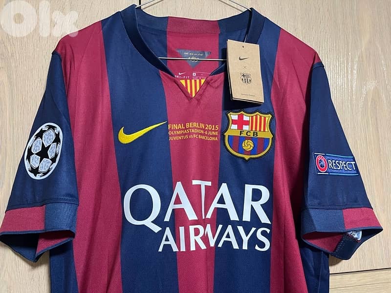 Barcelona Messi historical nike kit the final berlin 2015 2
