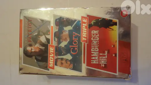 3 VHS movies box set