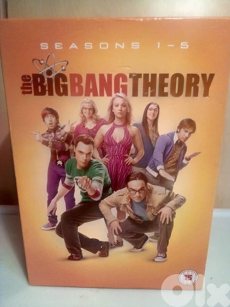 big bang theory seasons 1 to 5 box set 0
