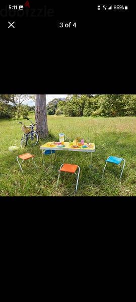 Crivit table set with 4 chairs 1