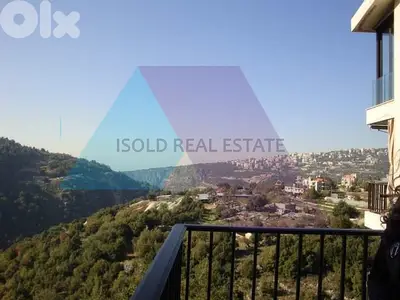 Fully Furnished 115m2 apartment for sale in Mayasse/5 min from Bikfaya