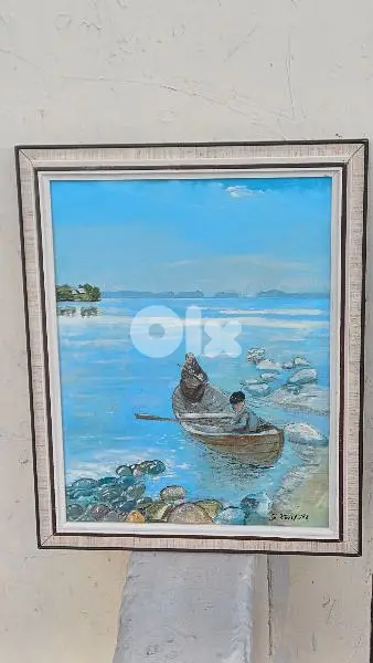 لوحة رسم زيتي