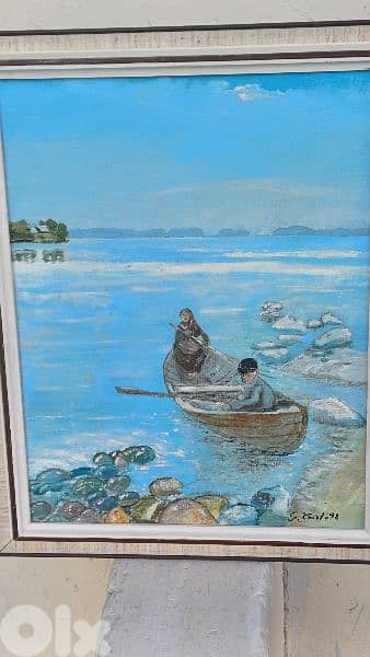 لوحة رسم زيتي 2
