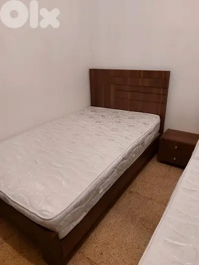 تخت مفرد ونص مع فرشة جديدة بافضل الاسعار من المعمل