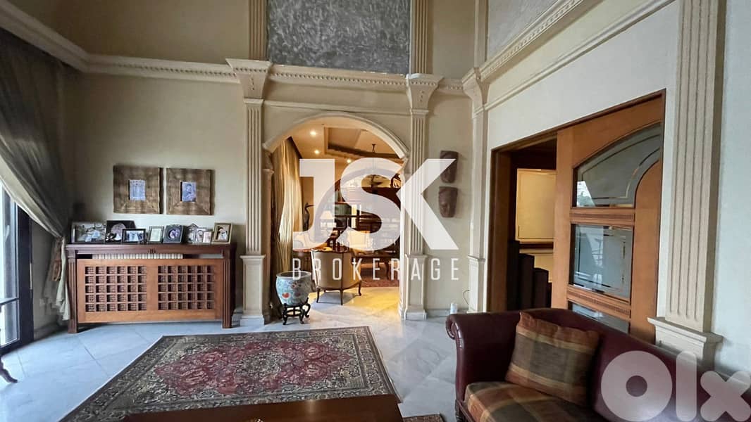 L14916-Semi-Furnished And Decorated Duplex for Sale In Mansourieh 0