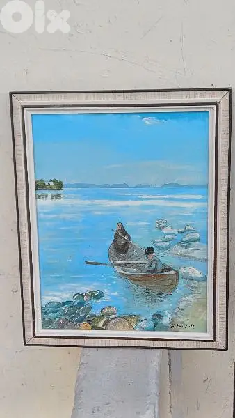 لوحة رسم زيتي اوروبية
