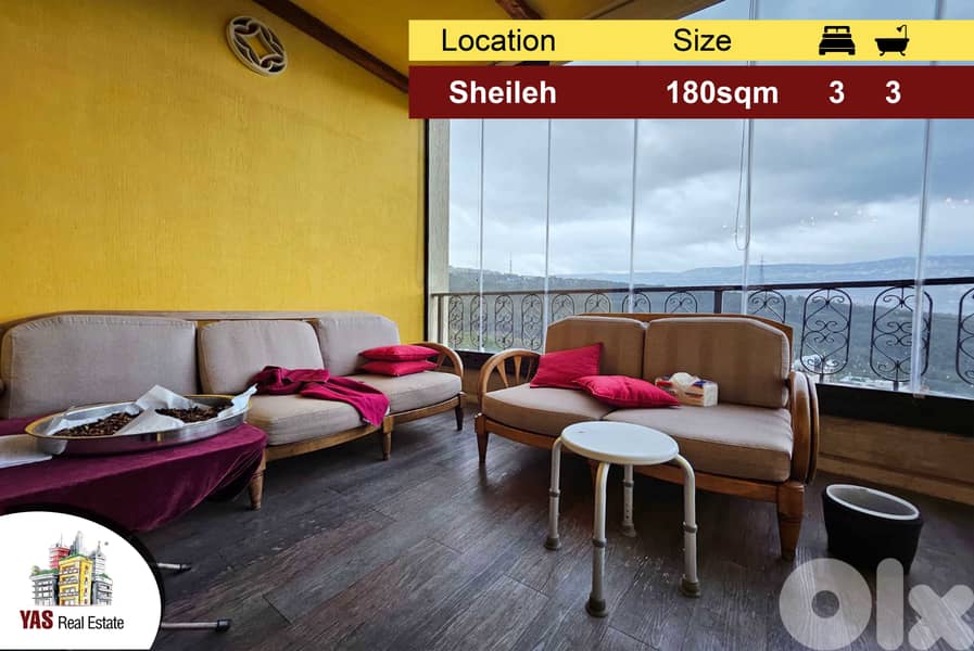 Sheileh 180m2 | High End | Open View | Well Maintained | TO | 0