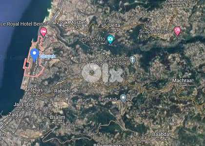 716 m2 land for sale in Dbaye PRIME LOCATION -أرض في ضبية موقع مميز