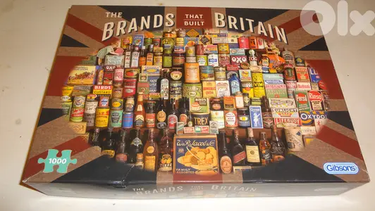 Gibsons 1000 pcs puzzle "The brands that built Britain