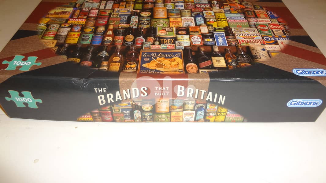 Gibsons 1000 pcs puzzle "The brands that built Britain 1